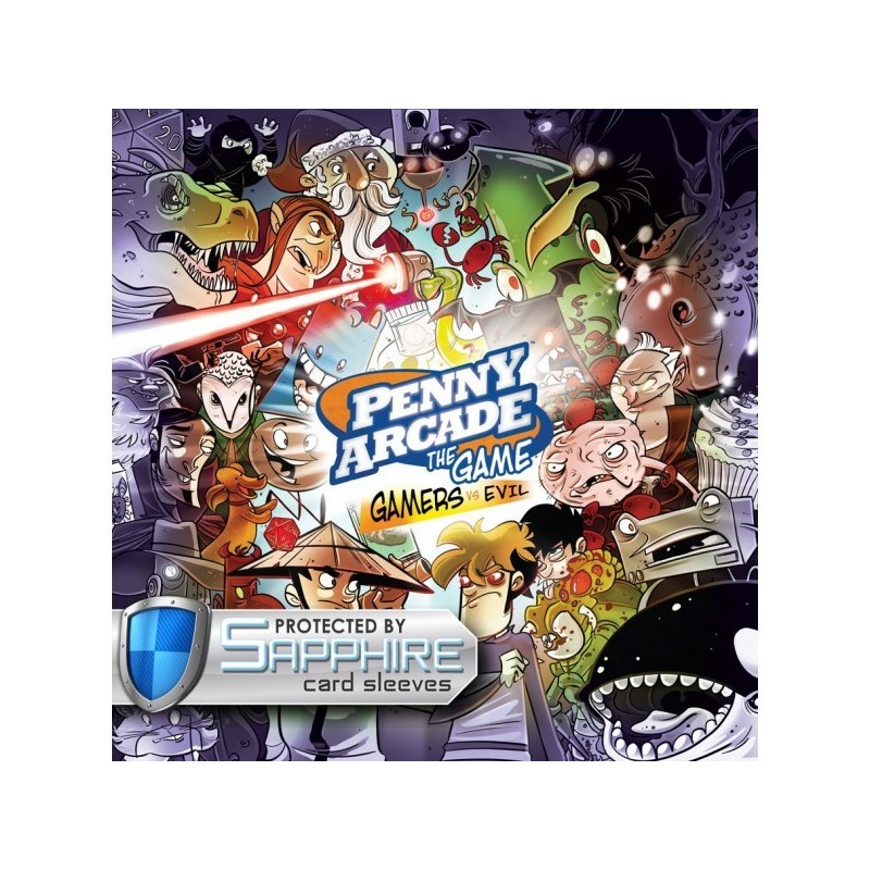 SAFEGAME The Penny Arcade Game: Gamers vs. Evil + bustine protettive - gioco da tavolo
