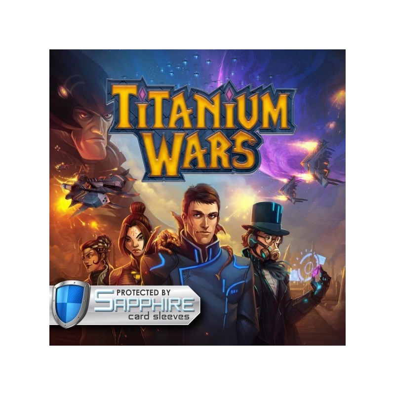 SAFEGAME Titanium Wars + bustine protettive - gioco da tavolo