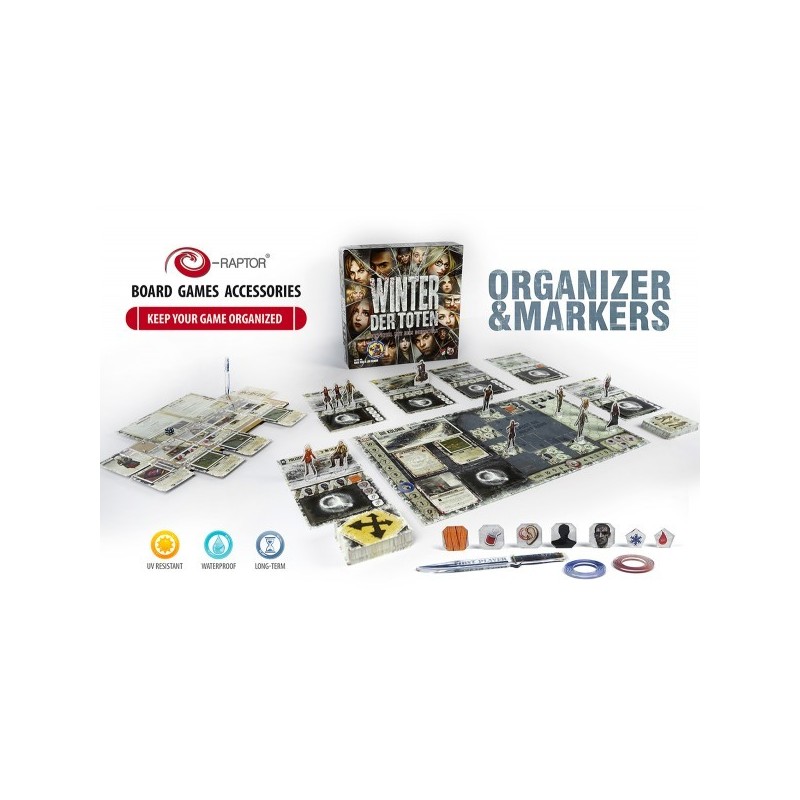 E-Raptor Dead of Winter Complete Tokens Set (134 pezzi) - accessorio per giochi