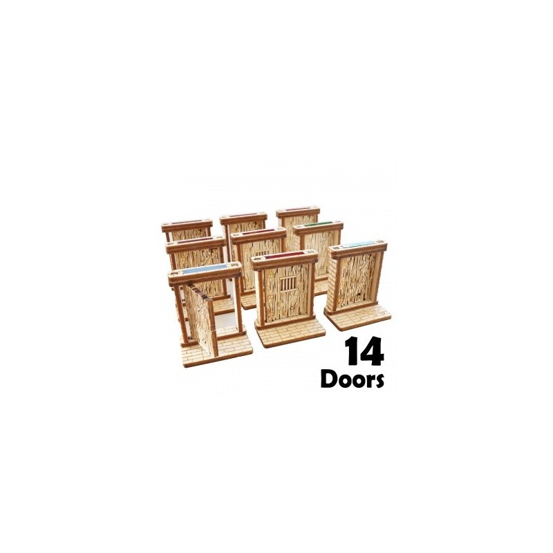 Medieval Doors Set (14 pezzi) - accessorio per giochi