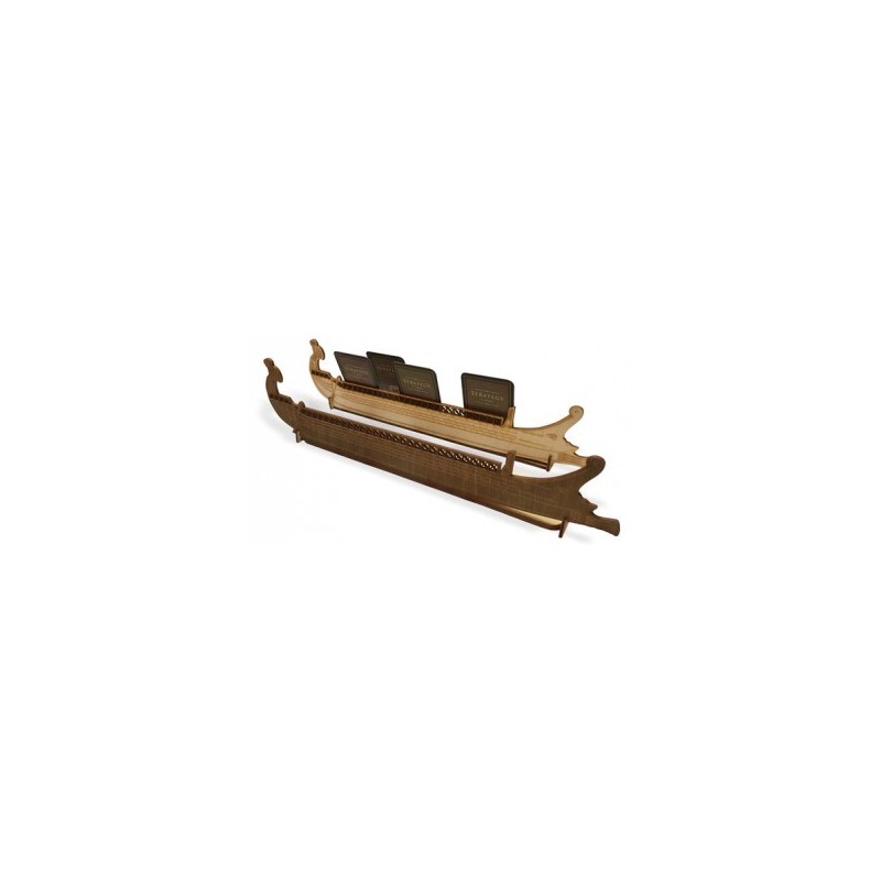 Wooden Card Holder: Annibale e Amilcare (2 pezzi) - accessorio per giochi