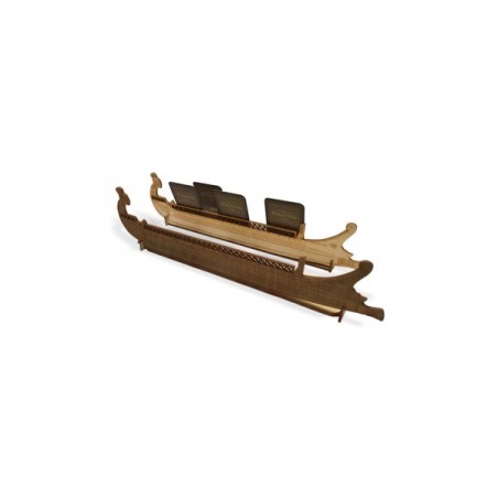 Wooden Card Holder: Annibale e Amilcare (2 pezzi)