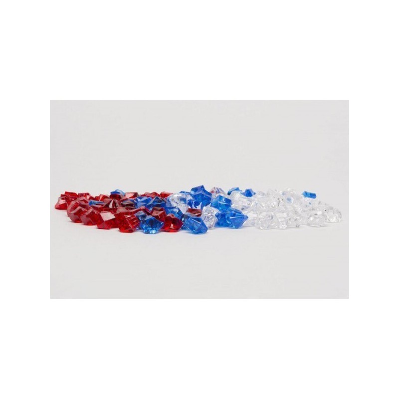 Gemme in plastica (Plastic Crystal Gems - 125 pezzi) - accessorio per giochi