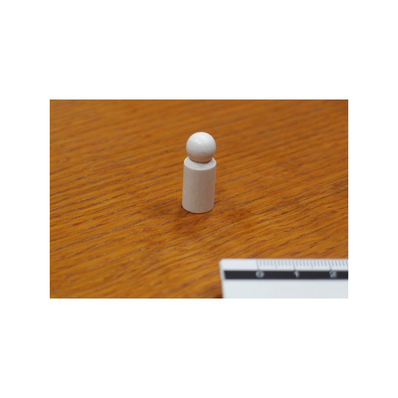 Pedina cilindrica Bianca 10x25mm (500 pezzi) - accessorio per giochi