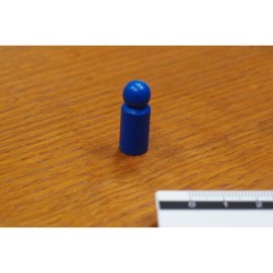 Pedina cilindrica Blu 10x25mm (500 pezzi)