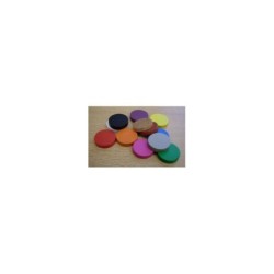 Token rotondo 15x4mm Rosa scuro (150 pezzi)