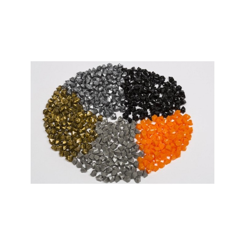 Set di pepite argentate (opaco) (100 pezzi) - accessorio per giochi