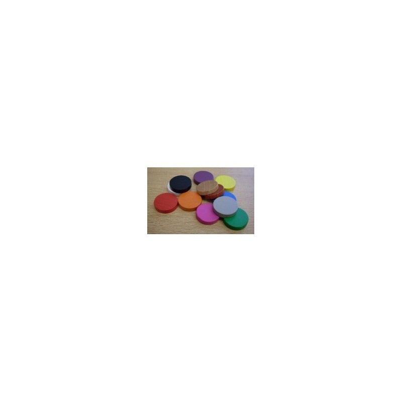 Token rotondo 15x4mm verde (1000 pezzi) - accessorio per giochi
