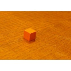 Cubetto 10mm Arancio (100 pezzi)