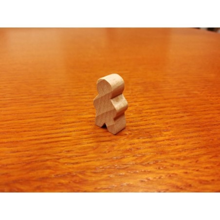 Pedina Omino Junior Legno naturale (50 pezzi)