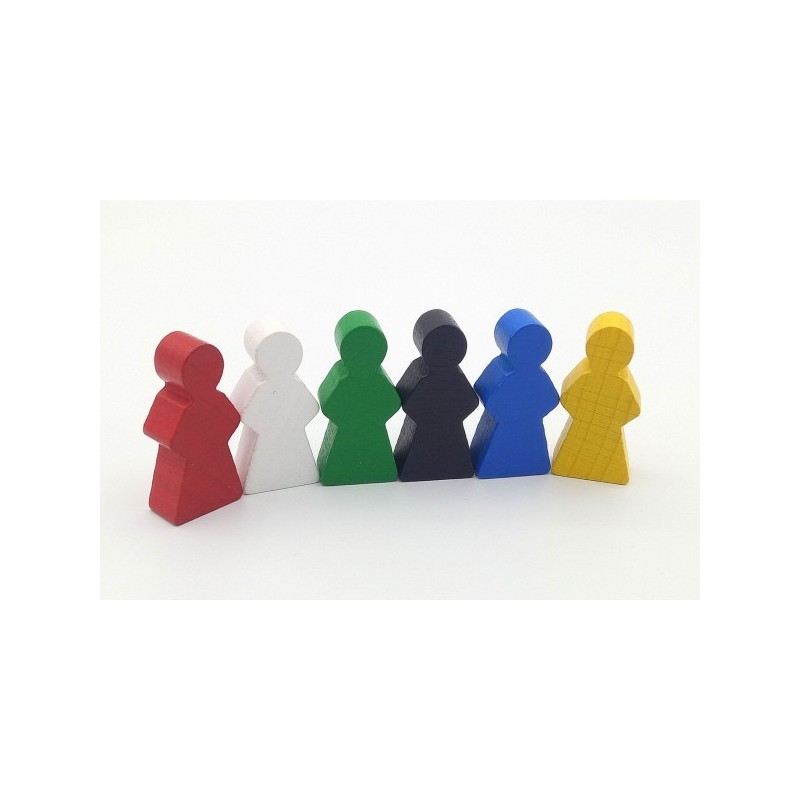 Pedina Donna Verde chiaro (10 pezzi) - accessorio per giochi