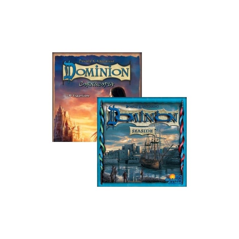 BUNDLE Dominion: Cornucopia + Seaside - gioco da tavolo