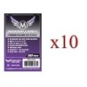 BUNDLE 10 pezzi 56x87 mm bustine (USA standard PURPLE) - 100 bustine