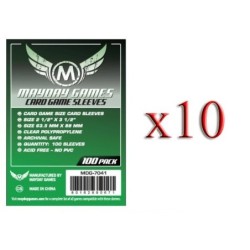 BUNDLE 10 pezzi 63,5x88 mm bustine (standard GREEN) - 100 bustine