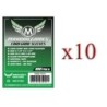 BUNDLE 10 pezzi 63,5x88 mm bustine (standard GREEN) - 100 bustine