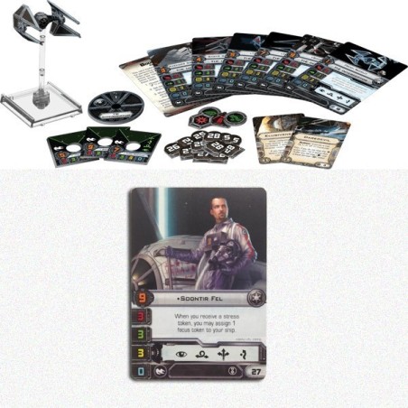BUNDLE Star Wars Tie Interceptor + Promo card (pilota Soontir Fel)
