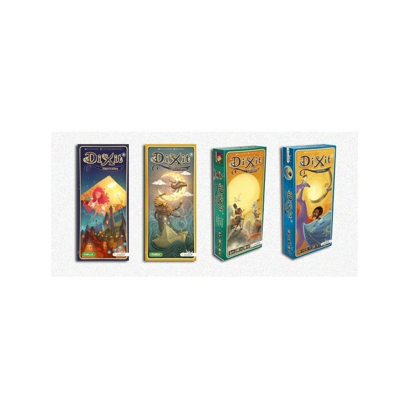 BUNDLE Dixit 3 + Dixit 4 + Dixit 5 + Dixit 6 - gioco da tavolo