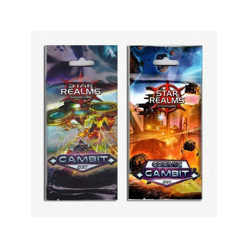 BUNDLE Gambit Exp. Star Realms + Cosmic Gambit Set - gioco da tavolo