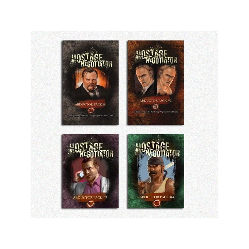 BUNDLE Abductor Packs 1-2-3-4: Hostage Negotiator - gioco da tavolo