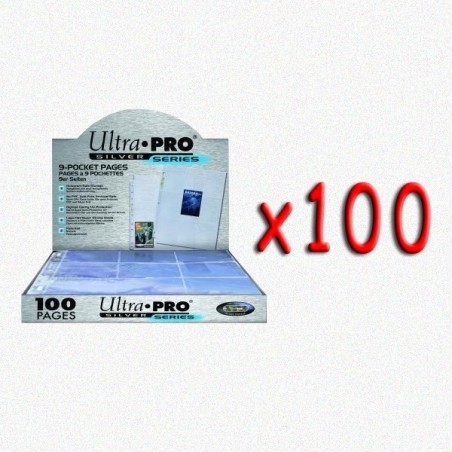 BUNDLE 100x UltraPro - Foglio Silver 9 taschine (11 fori)