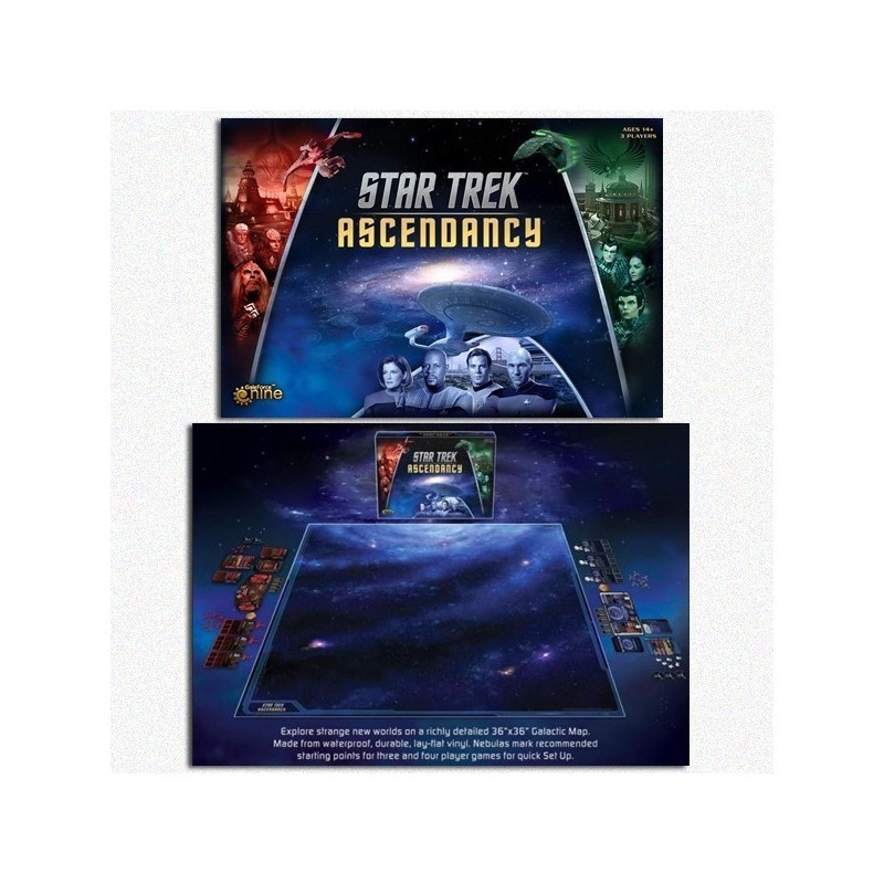 BUNDLE Star Trek: Ascendancy + Tappetino - gioco da tavolo