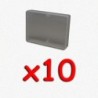BUNDLE 10 x Box per carte profondo doppio (10 pezzi)