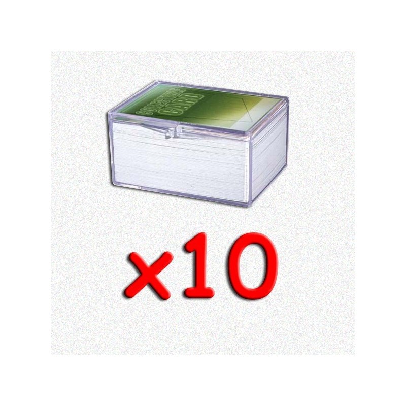 BUNDLE Scatolina portacarte - 100 carte UltraPro (10 pezzi) - accessorio per giochi