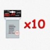 BUNDLE UltraPro - Bustine protettive trasparenti PRO-FIT 64x89 (100 bustine) - 10 pezzi