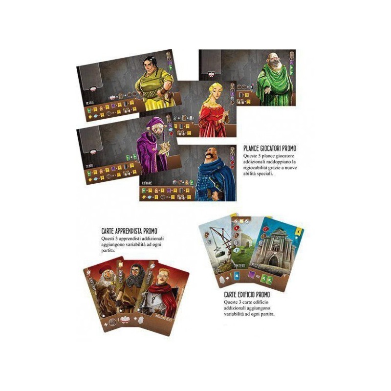BUNDLE Promo Architetti del Regno Occidentale - gioco da tavolo