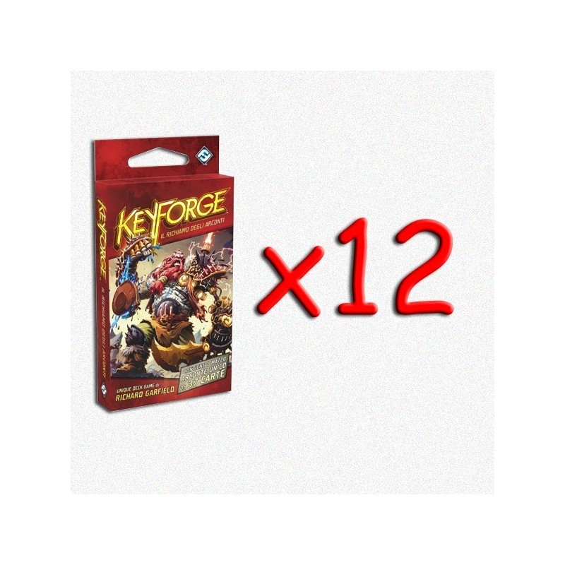 BUNDLE KeyForge: Mazzo Il Richiamo degli Arconti (12 pezzi) - gioco da tavolo