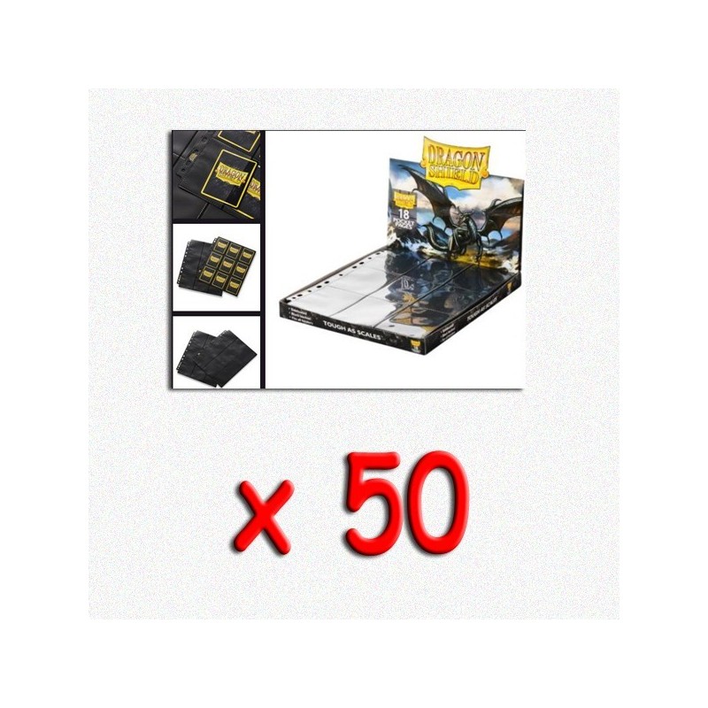 BUNDLE Dragon Shield - Foglio 18 taschine (50 pezzi) - accessorio per giochi