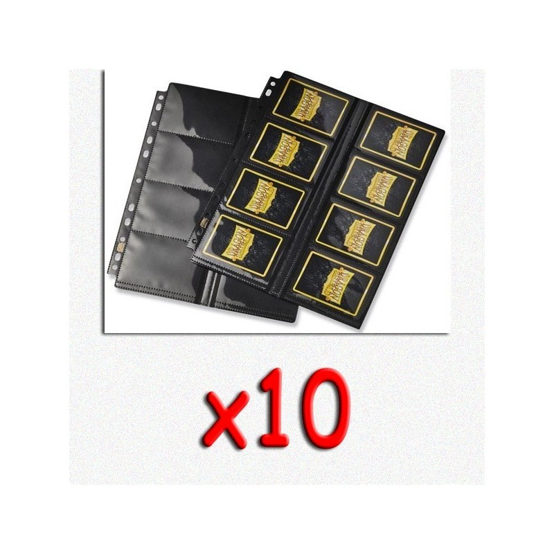 BUNDLE Dragon Shield - Foglio 16 taschine Clear (10 pezzi) - accessorio per giochi