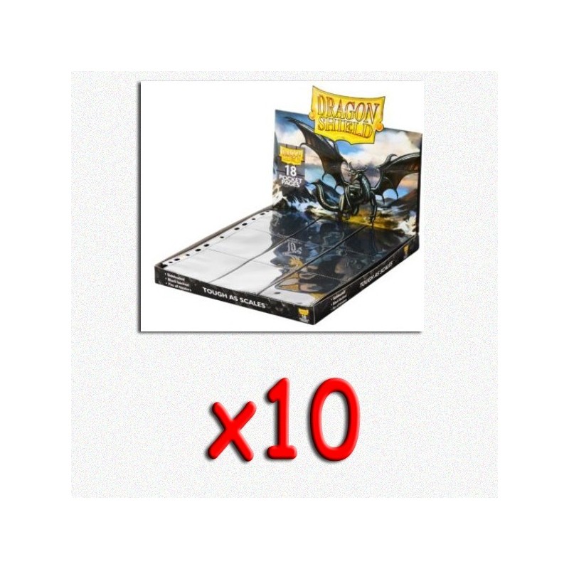 BUNDLE Dragon Shield - Foglio 18 taschine (10 pezzi) - accessorio per giochi