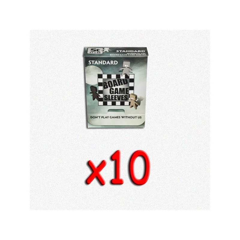 BUNDLE 63x88 Bustine protettive trasparenti Arcane Tinmen - MATTE 50 bustine (10 pezzi) - accessorio per giochi