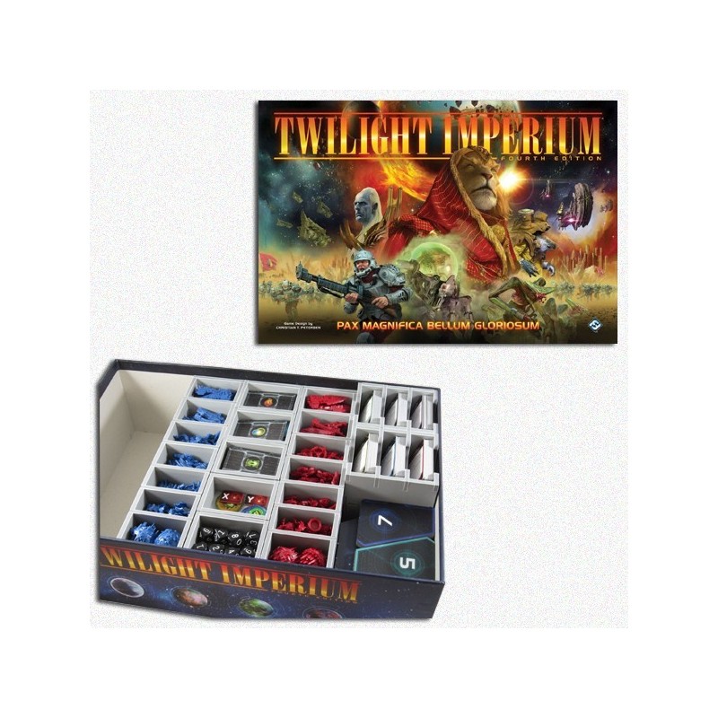 BUNDLE Twilight Imperium (4th Ed.) + Organizer Folded Space in EvaCore - accessorio per giochi