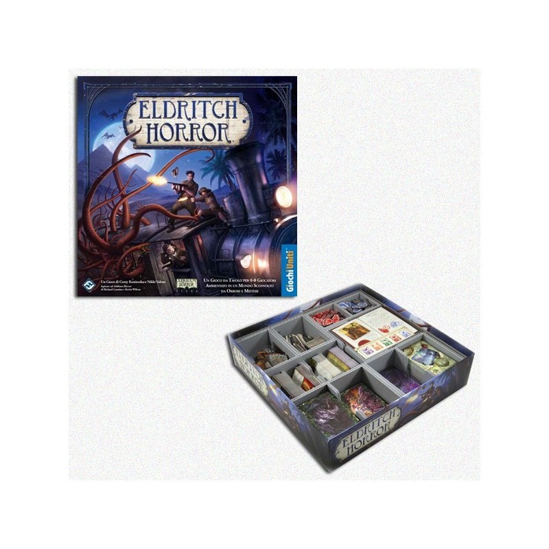 BUNDLE Eldritch Horror ITA + Organizer Folded Space in EvaCore - accessorio per giochi