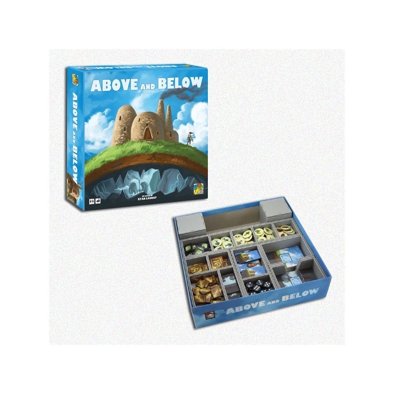 BUNDLE Above and Below + Organizer Folded Space in EvaCore - accessorio per giochi