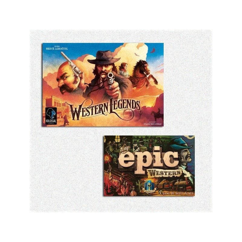 BUNDLE WESTERN 2: Western Legends ENG + Tiny Epic Western - gioco da tavolo