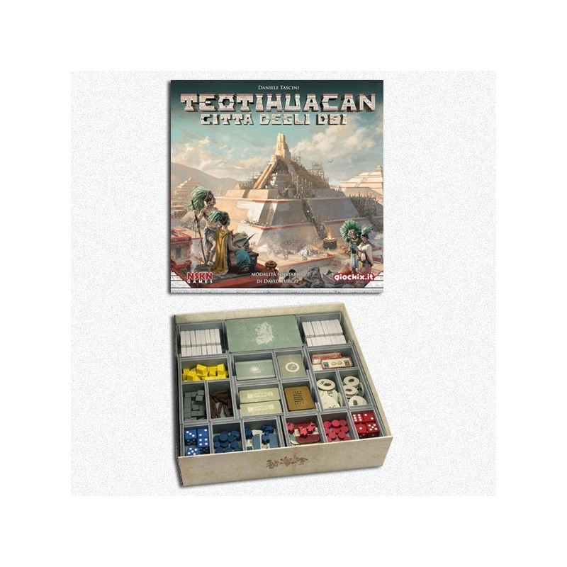 BUNDLE Teotihuacan + Organizer Folded Space in EvaCore - accessorio per giochi