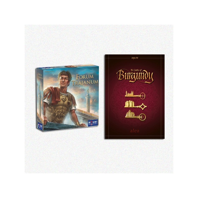 BUNDLE FELD ITA 1: Castles of Burgundy 20th Ann. Ed. ITA + Forum Trajanum - gioco da tavolo