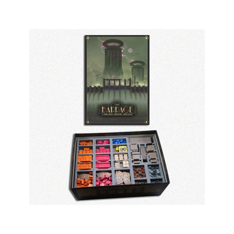 BUNDLE Barrage ITA + Organizer Folded Space in EvaCore - accessorio per giochi