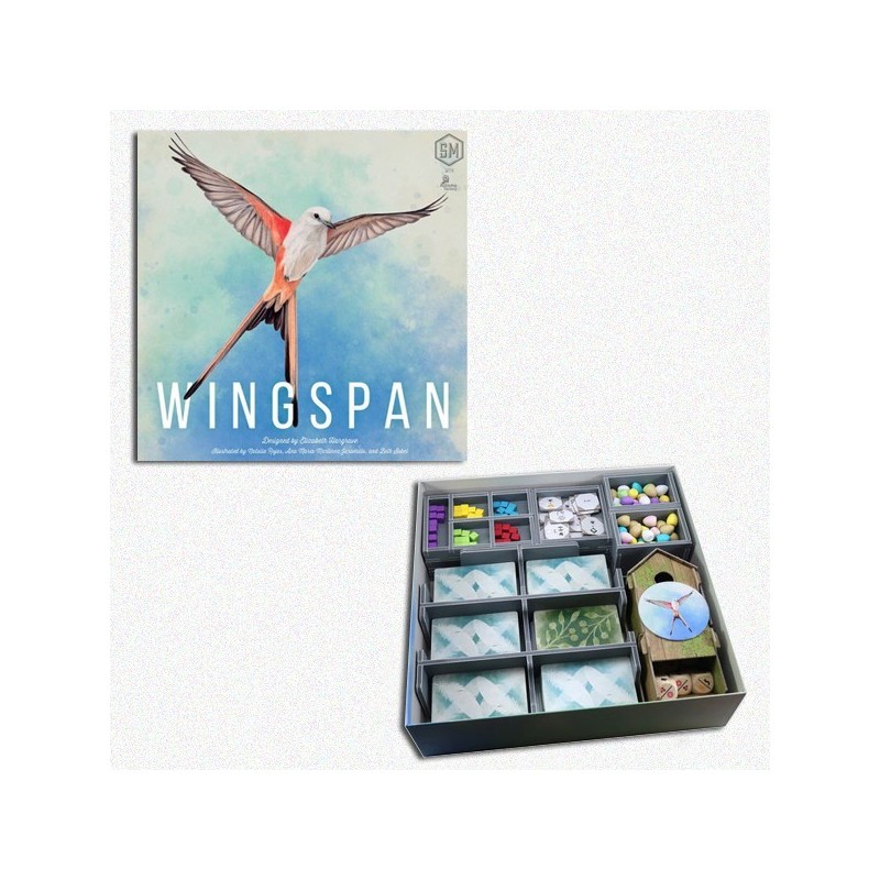 BUNDLE Wingspan ITA + Organizer Folded Space in EvaCore - accessorio per giochi