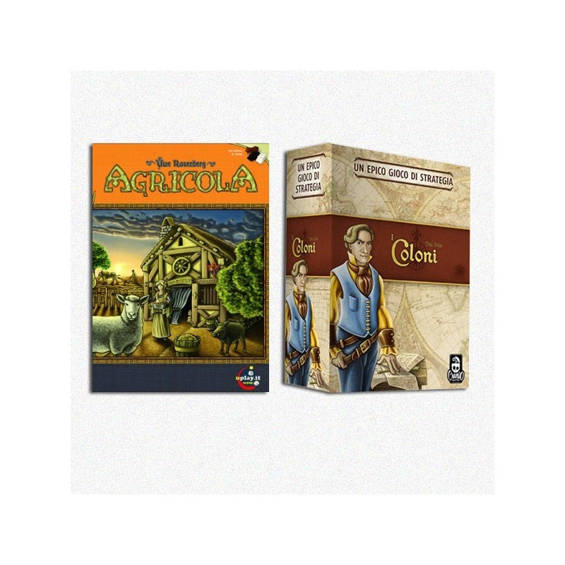 BUNDLE Agricola (New Ed. Asmodee) ITA + I Coloni (The Colonist ITA) - gioco da tavolo
