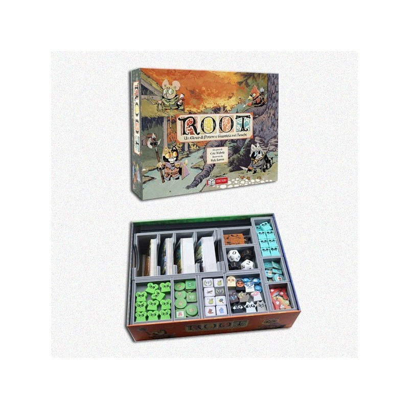 BUNDLE Root ITA + Organizer Folded Space in EvaCore - accessorio per giochi