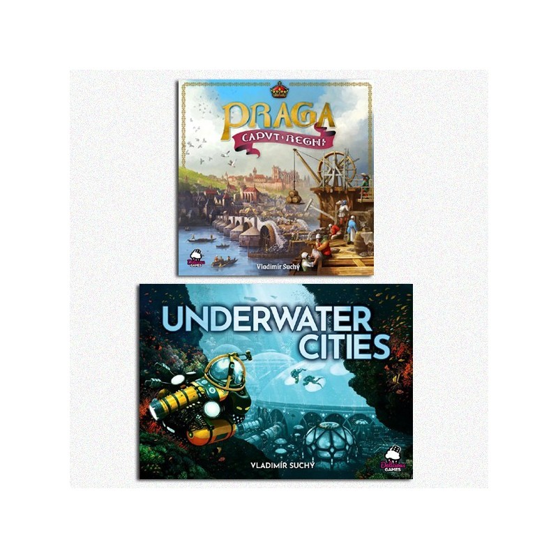 BUNDLE SUCHY 1: Underwater Cities ENG + Praga Caput Regni - gioco da tavolo