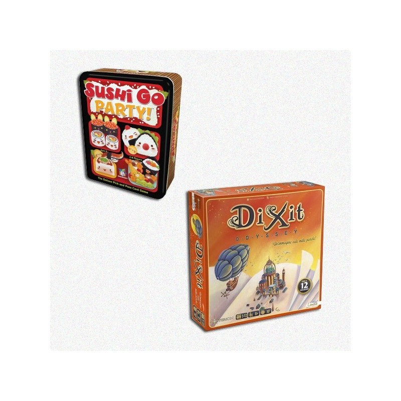 BUNDLE PARTY 4: Dixit Odyssey ITA + Sushi Go Party ITA - gioco da tavolo