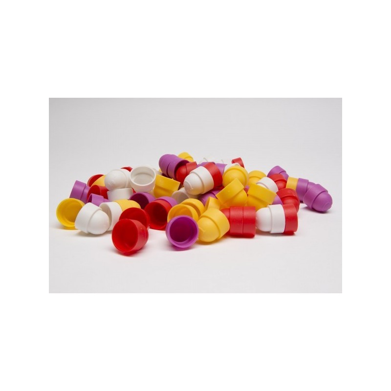 BUNDLE Dischetto impilabile colore blu (20x20 - 100 pezzi) - accessorio per giochi