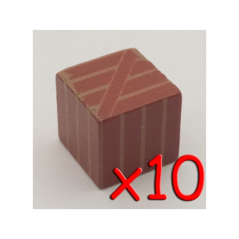 BUNDLE Token cassa in legno (10 pezzi) - accessorio per giochi