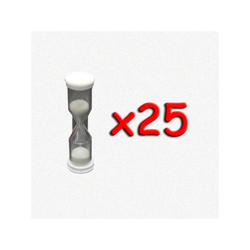 BUNDLE Clessidra da 60 secondi (Koplow - 25 pezzi) - accessorio per giochi