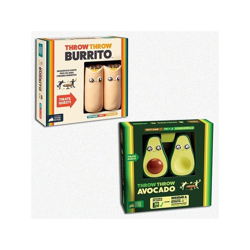BUNDLE THROW THROW: Burrito + Avocado - gioco da tavolo
